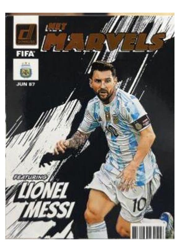 2022 Panini Donruss Net Marvels Lionel Messi #2 card