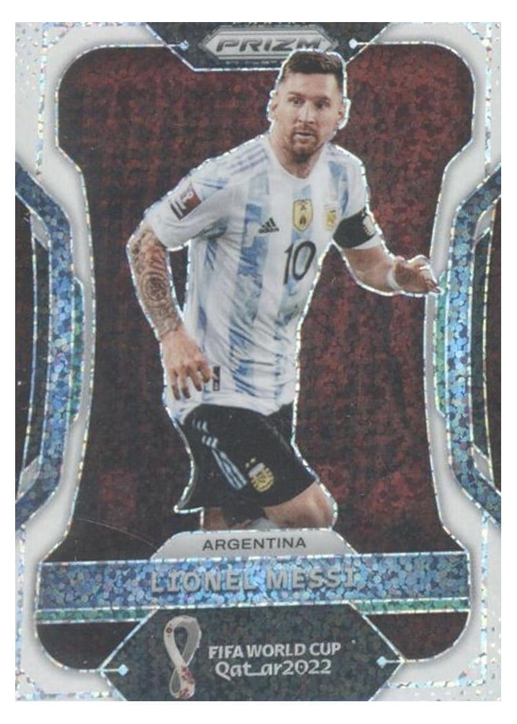 2022 Panini Prizm World Cup Lionel Messi #7 card