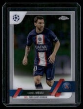 2022 Topps Chrome UEFA Club Competitions Lionel Messi #1 card