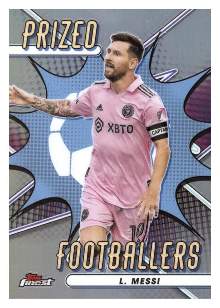 2023 Finest MLS Prized Footballers Lionel Messi #PF-17 card