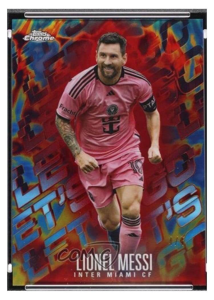 2024 Topps Chrome MLS Let’s Go Lionel Messi #LG-10 card