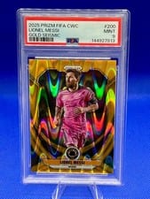 2025 Panini Prizm FIFA Club World Cup Lionel Messi Gold #200 card