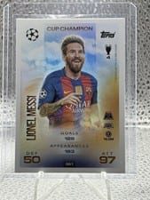 2025 Topps Match Attax UEFA Lionel Messi #351 card