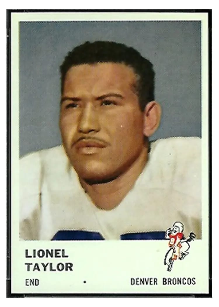 1961 Fleer Lionel Taylor #147 card