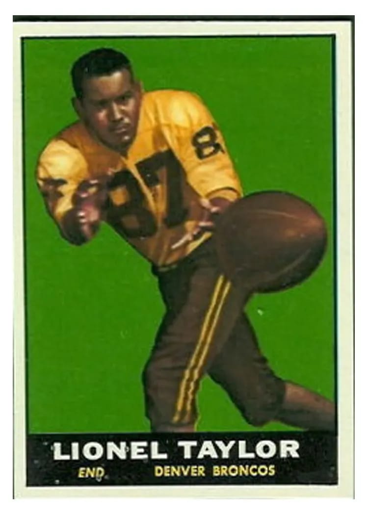 1961 Topps Lionel Taylor #190 card
