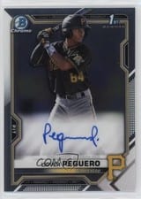2021 Bowman Chrome X Autographs Liover Peguero #CPA-LP card