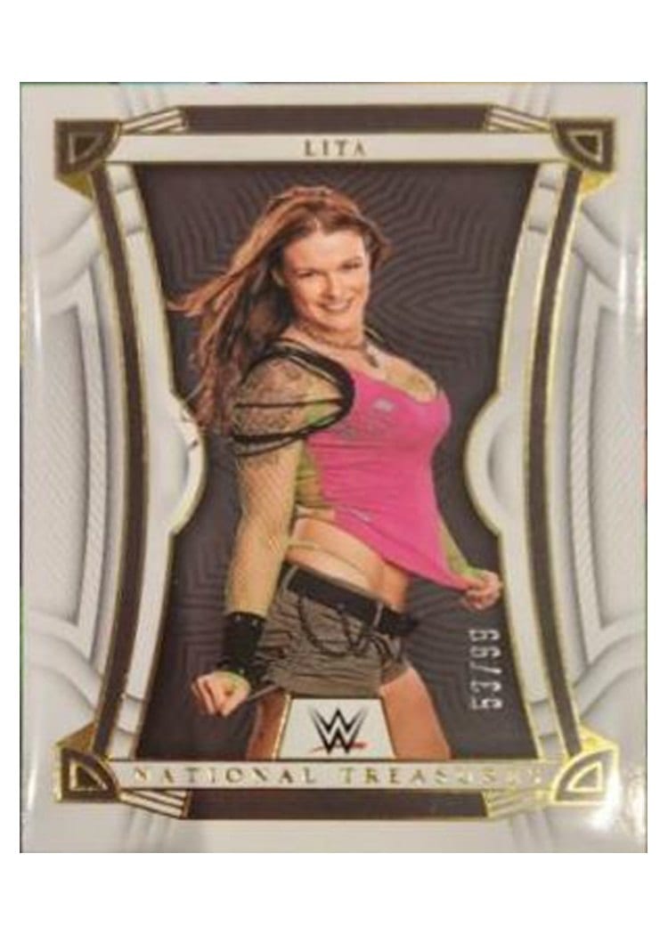 2023 Panini Chronicles WWE National Treasures Lita #13 card
