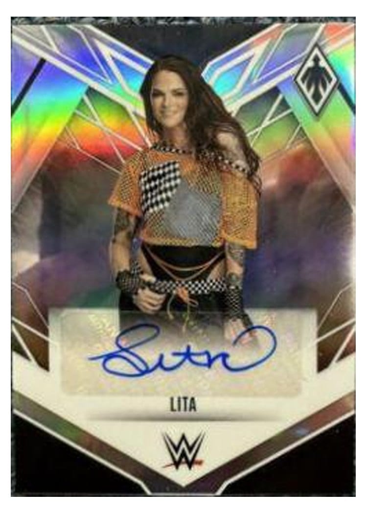 2023 Panini Chronicles WWE Phoenix Autograph Lita #31 card
