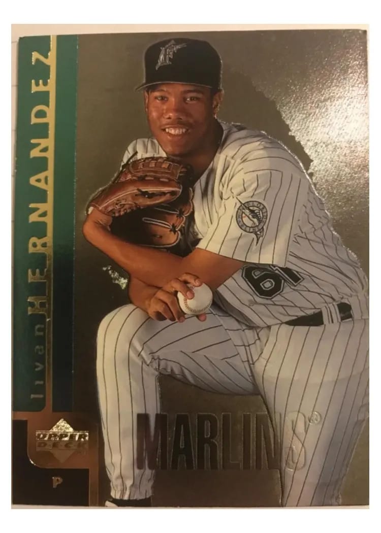 1997 Upper Deck Livan Hernandez #60 card