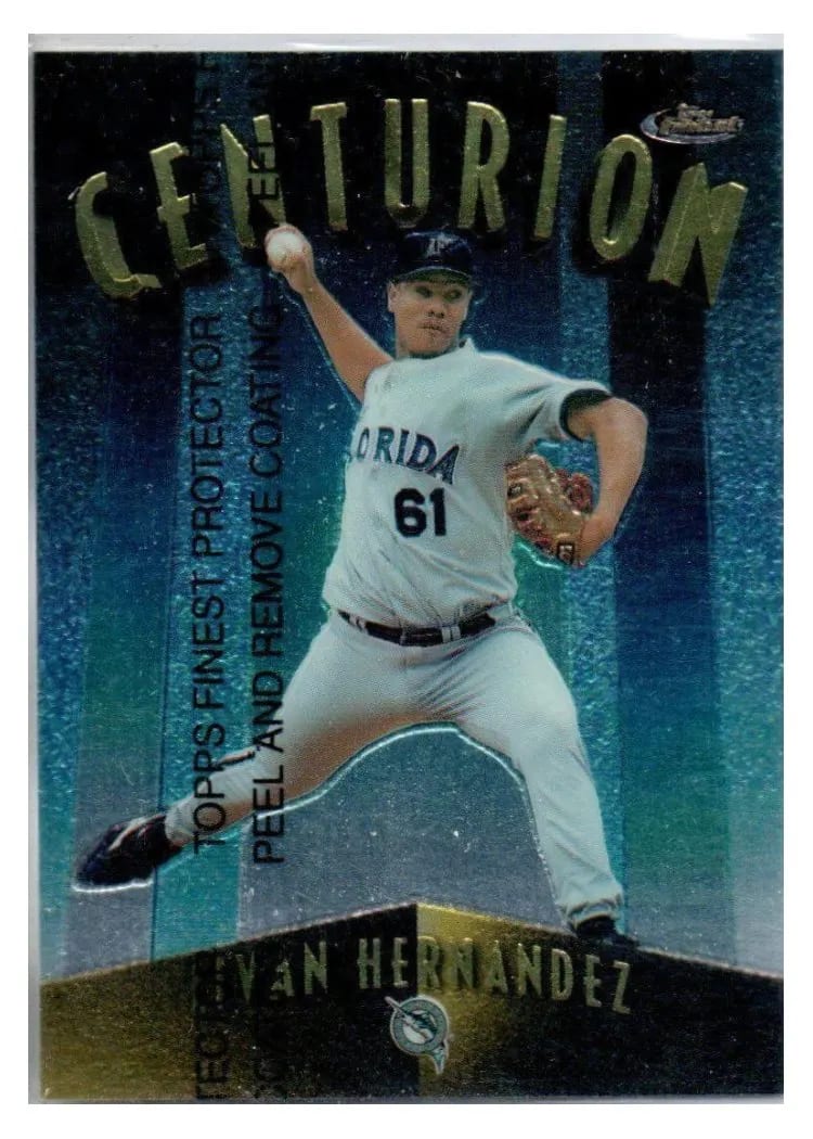 1998 Finest Centurion Livan Hernandez #C19 card