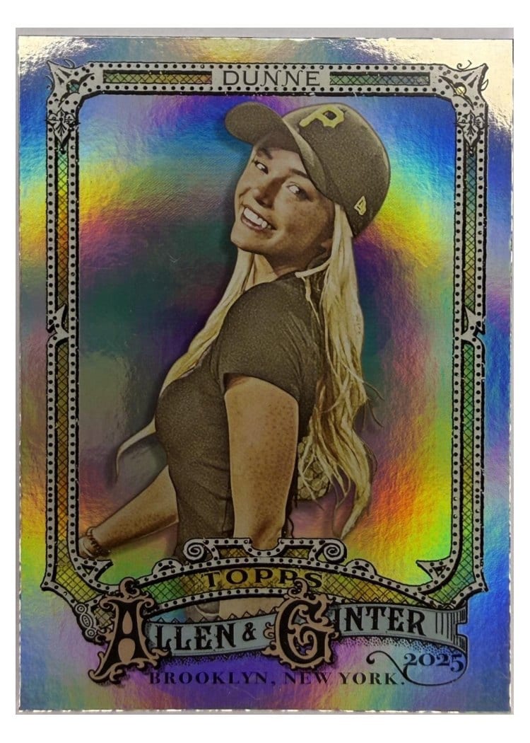 2025 Topps Allen and Ginter Livvy Dunne #225 card