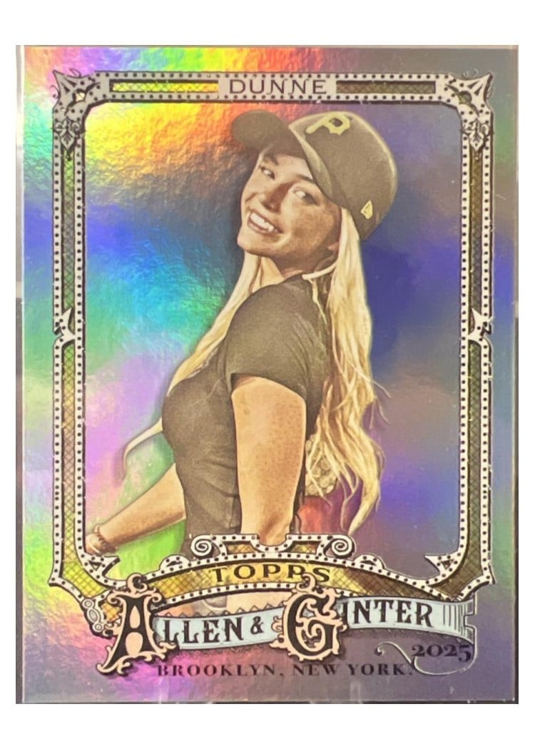 2025 Topps Allen and Ginter Livvy Dunne #225 card