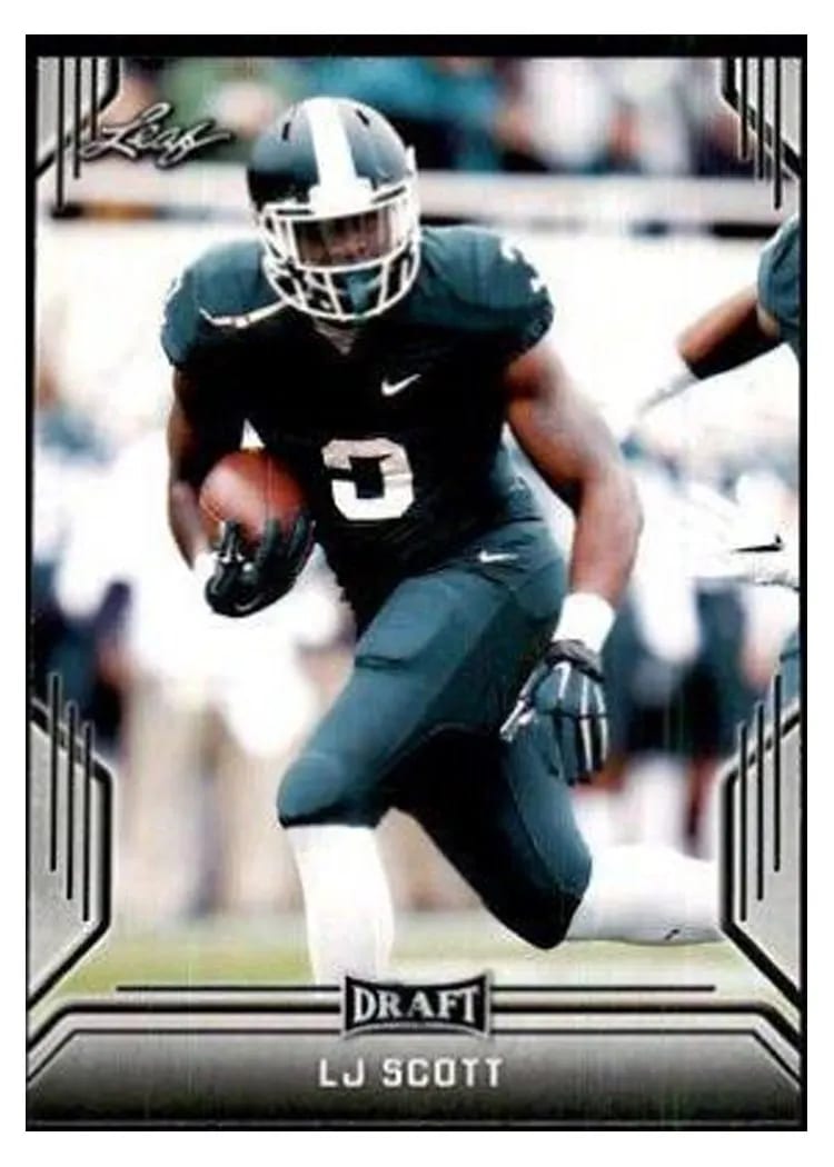 2019 Leaf Draft LJ Scott #50 card