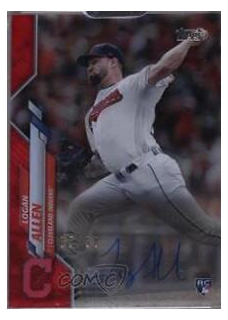 2020 Topps Clearly Authentic Autographs Logan Allen #CCA-LA card