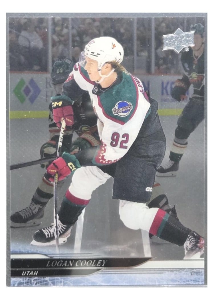 2024-25 Upper Deck Base Set Logan Cooley #419 card