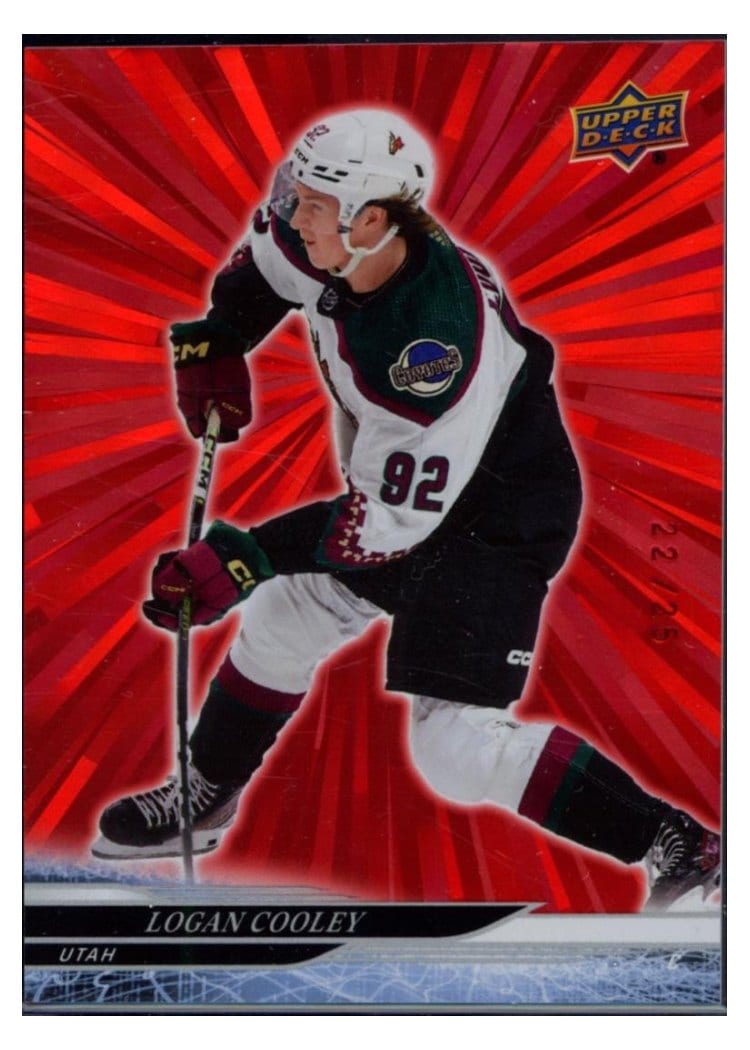 2024-25 Upper Deck Base Set Logan Cooley #419 card