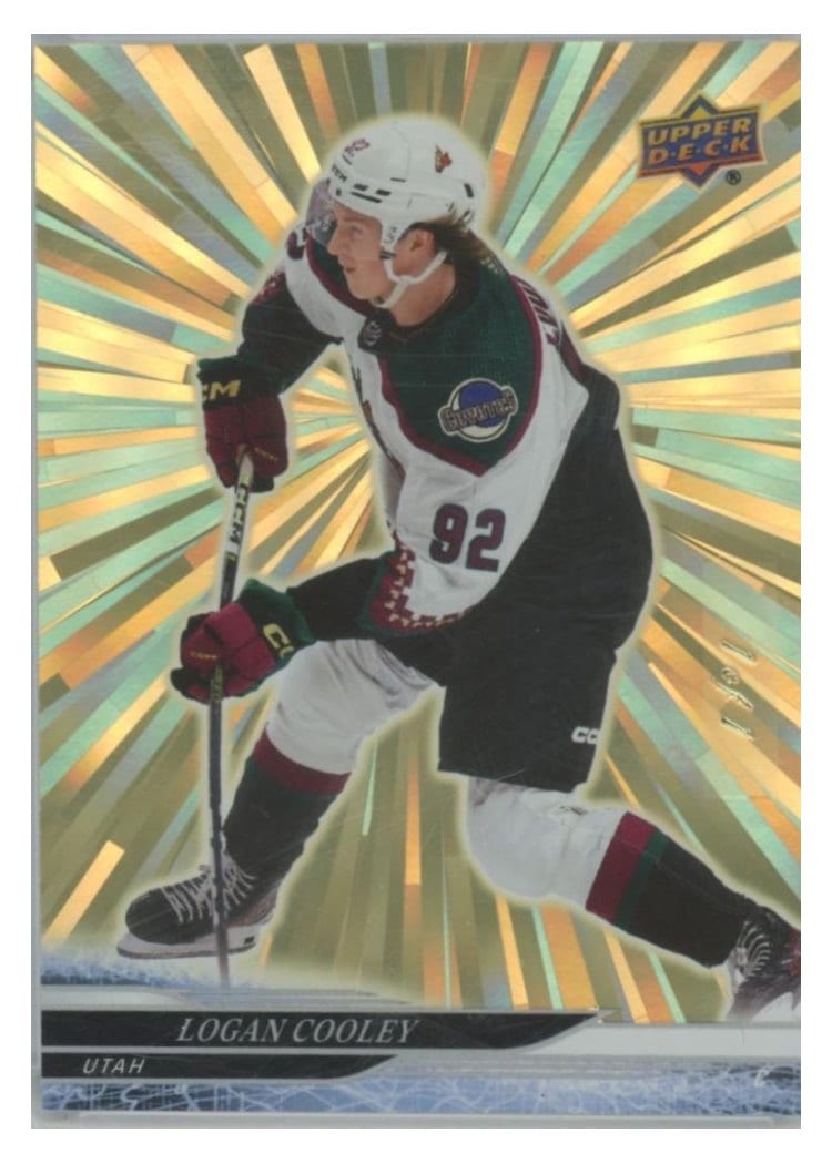 2024-25 Upper Deck Base Set Logan Cooley #419 card