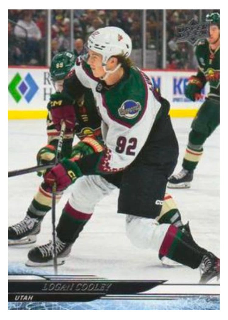 2024-25 Upper Deck Base Set Logan Cooley #419 card