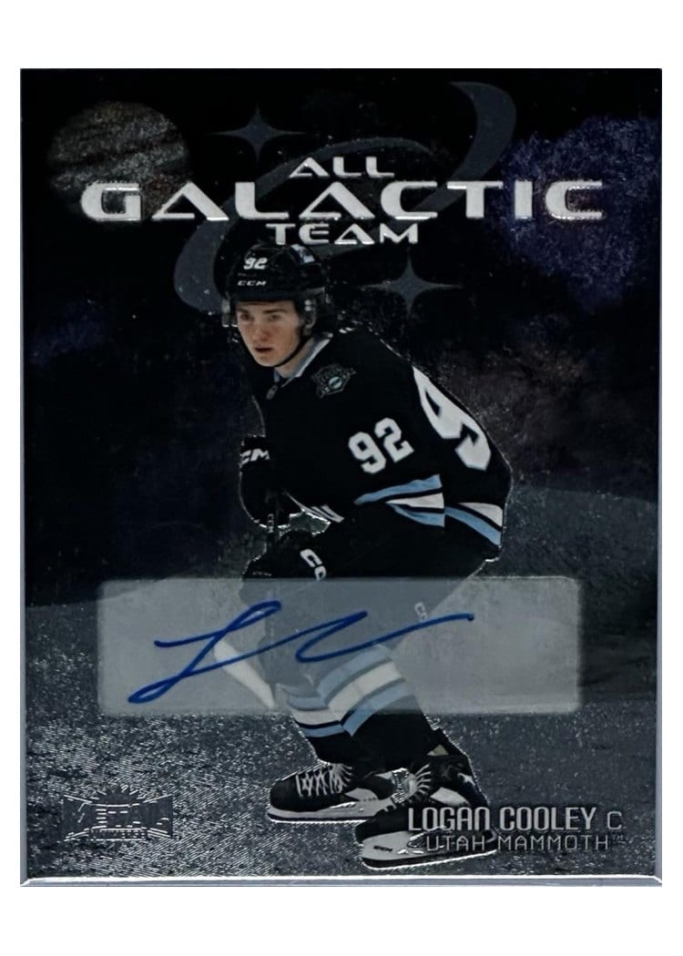 2025-26 SkyBox Metal Universe All-Galactic Team Auto Logan Cooley #GT-17 card