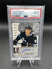 2025-26 Upper Deck Artifacts Autofacts Logan Cooley #AF-LC