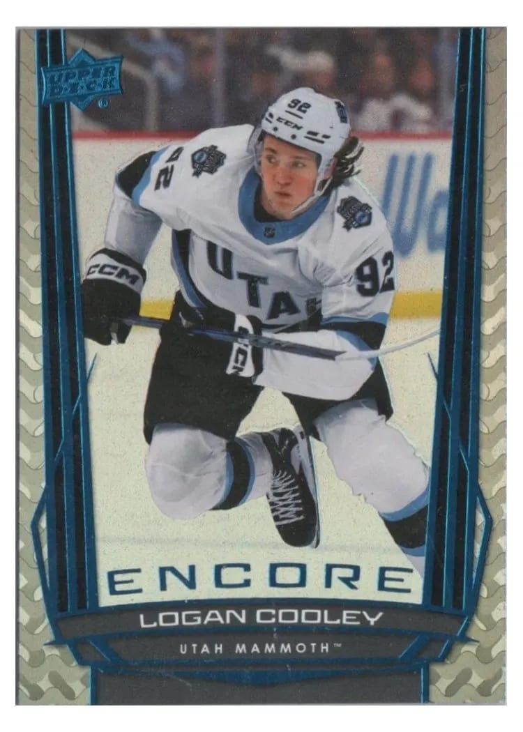 2025-26 Upper Deck Encore Logan Cooley #E-65 card