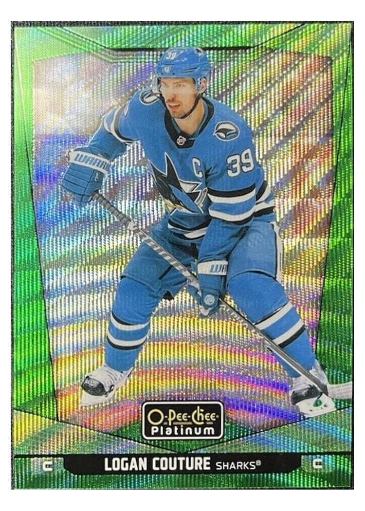 2024-25 O-Pee-Chee Platinum Base Set Logan Couture #185 card