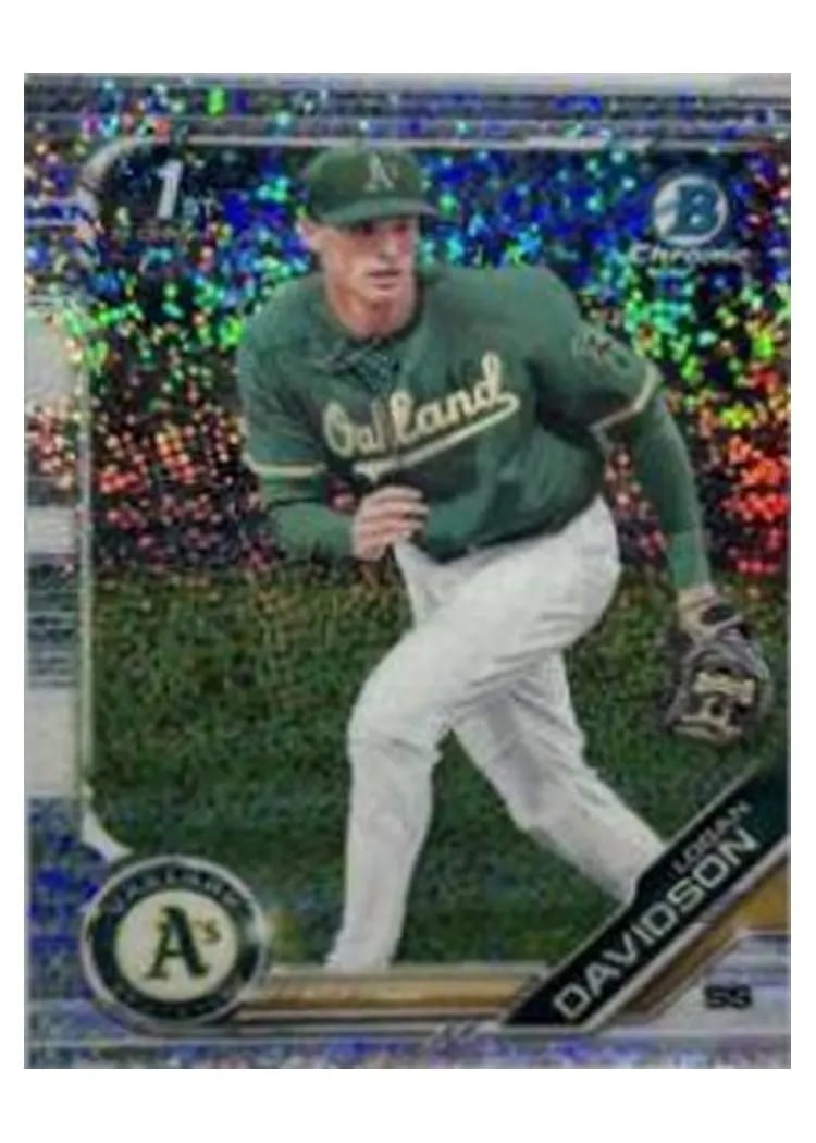 2019 Bowman Draft Chrome Logan Davidson #BDC-10 card