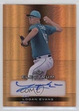 2024 Leaf Electrum Baseball Base Autograph Logan Evans #BA-LE1 card