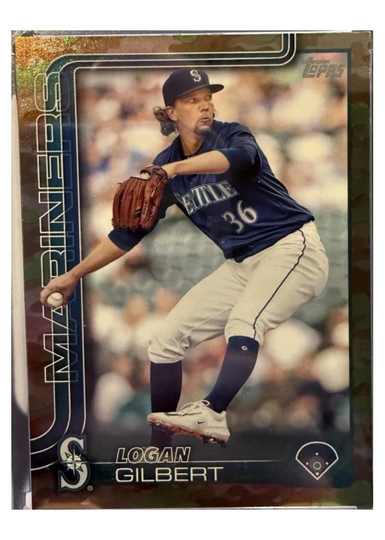 2025 Topps Base Set Logan Gilbert #66 card