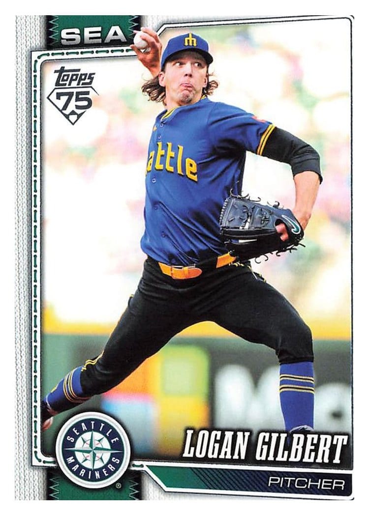 2026 Topps Base Set Logan Gilbert #235 card
