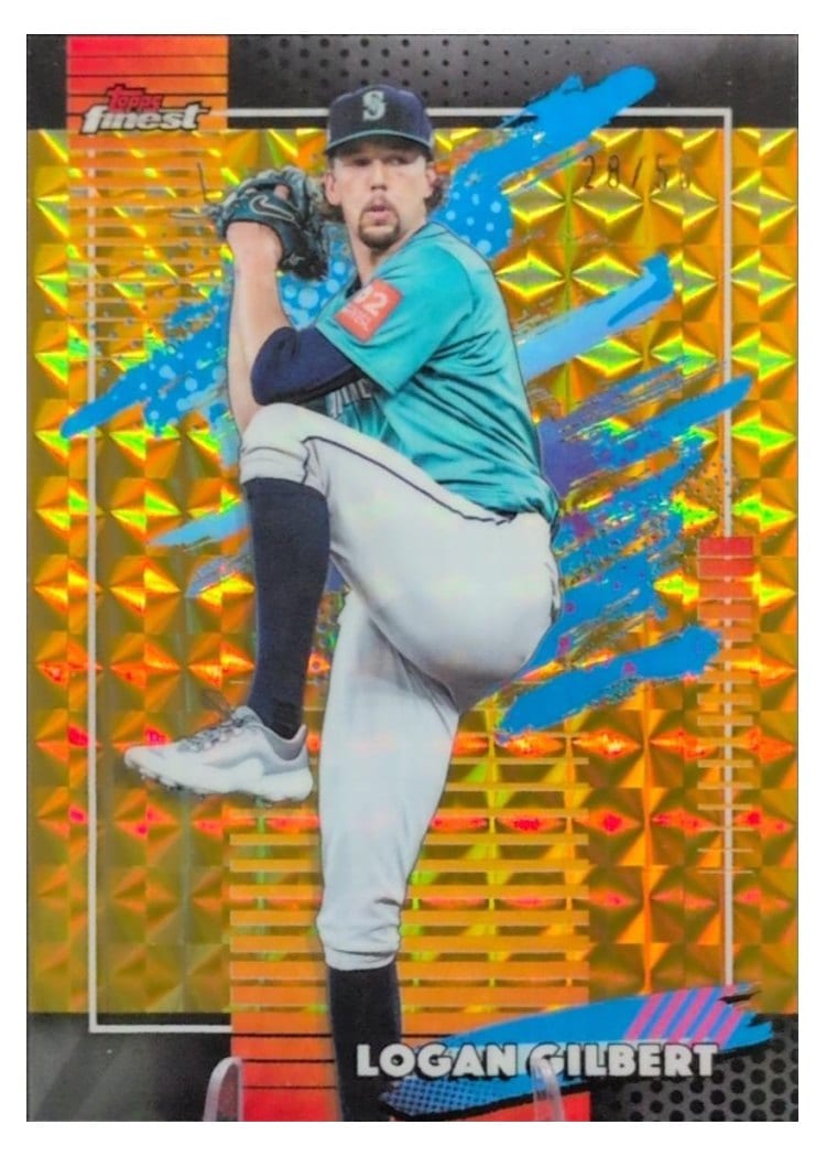 2026 Topps Finest Logan Gilbert #165 card