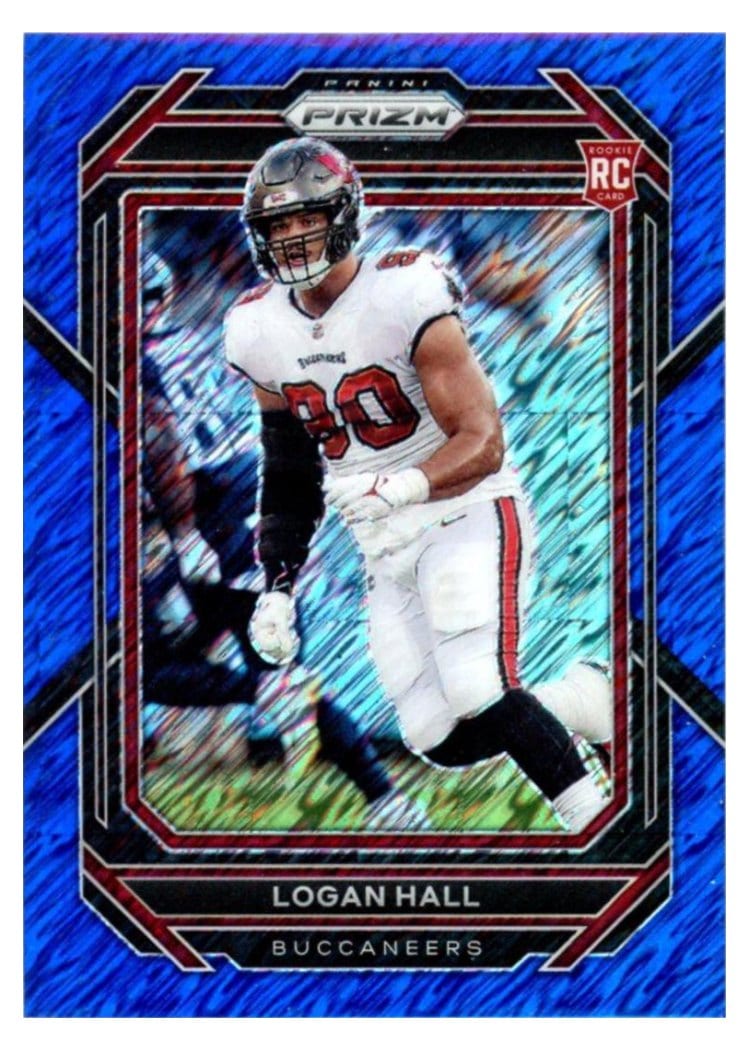 2022 Panini Prizm Base Set Logan Hall #381 card