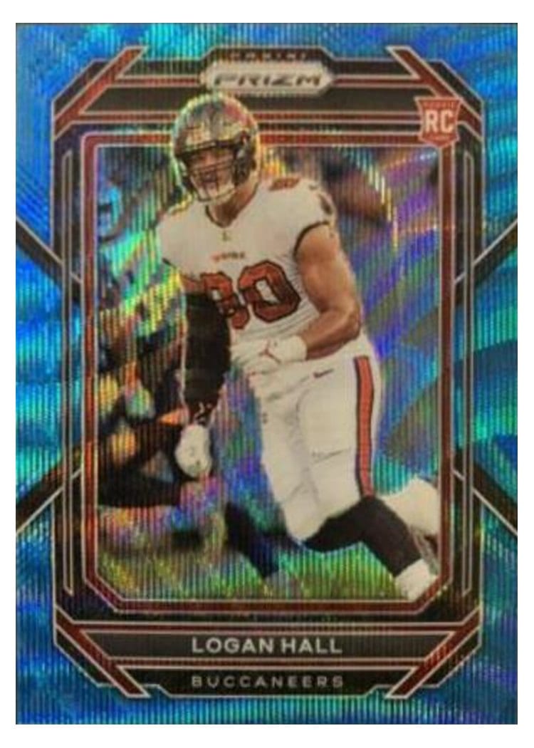 2022 Panini Prizm Base Set Logan Hall #381 card