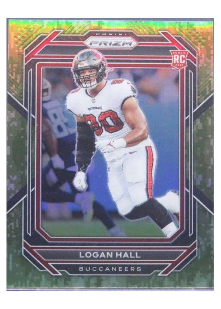 2022 Panini Prizm Base Set Logan Hall #381 card