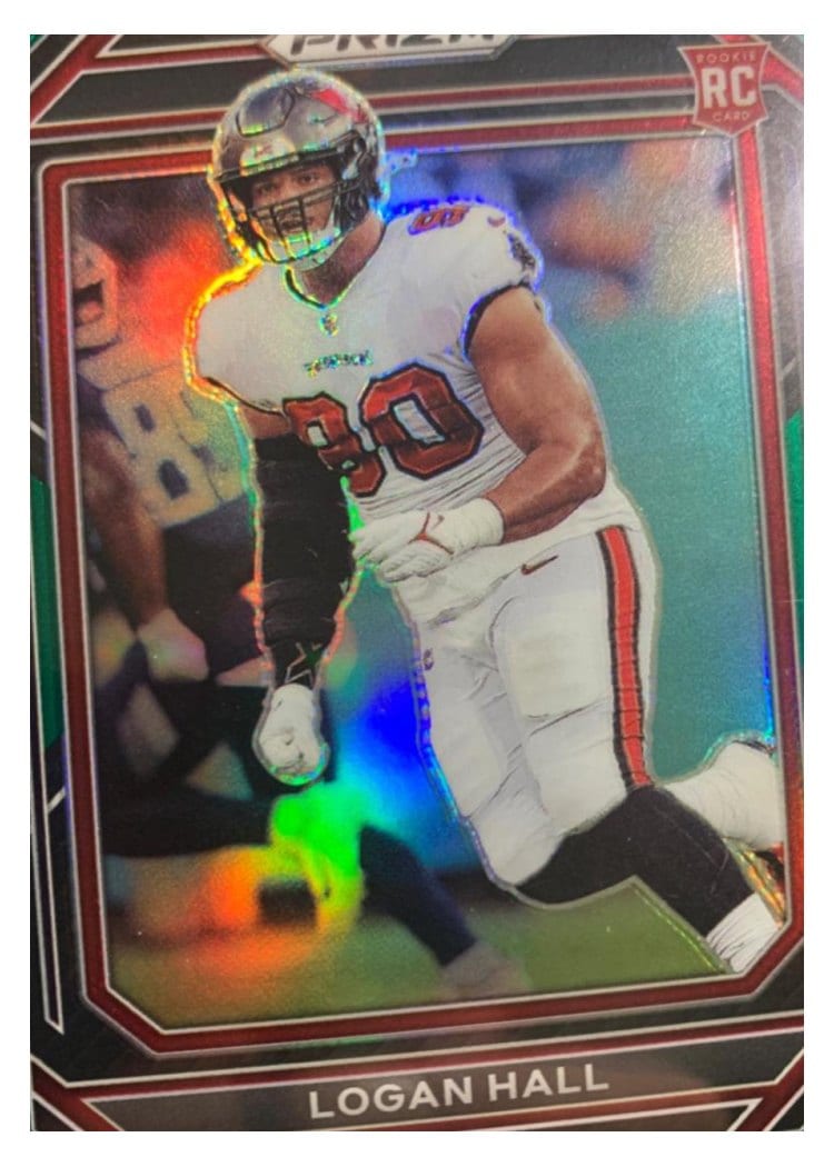 2022 Panini Prizm Base Set Logan Hall #381 card