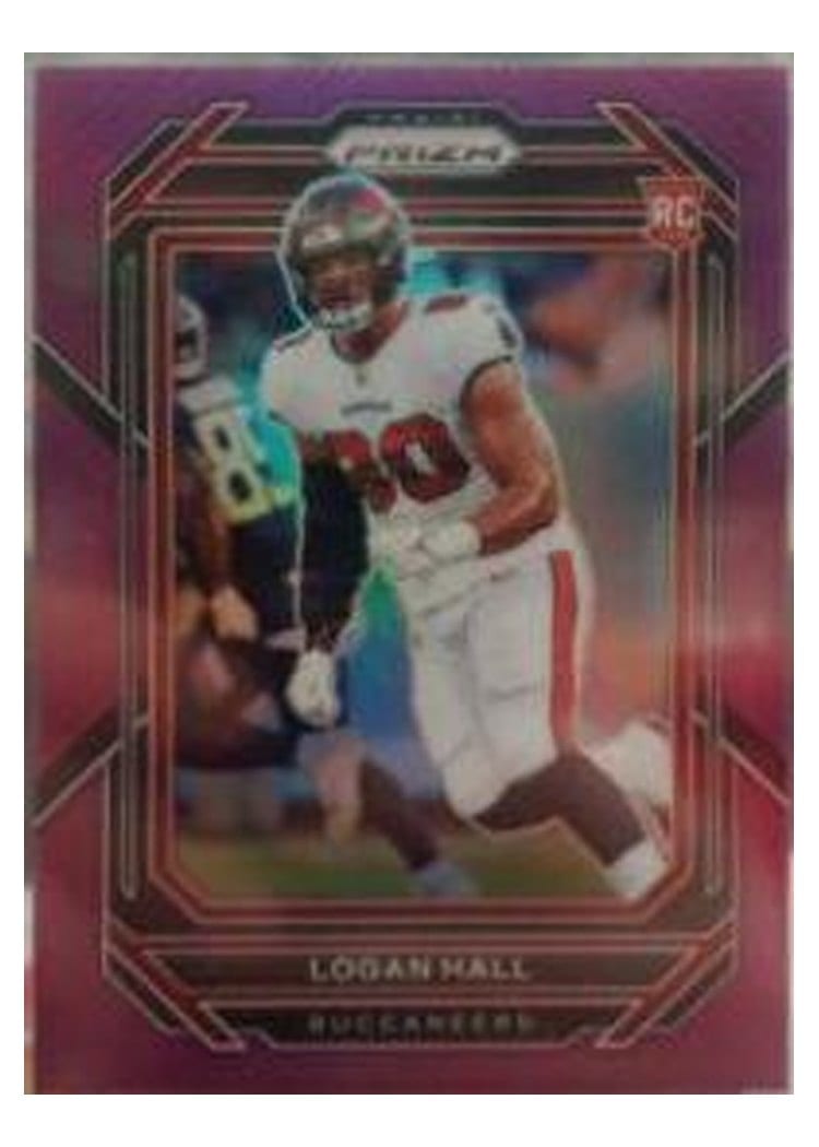 2022 Panini Prizm Base Set Logan Hall #381 card