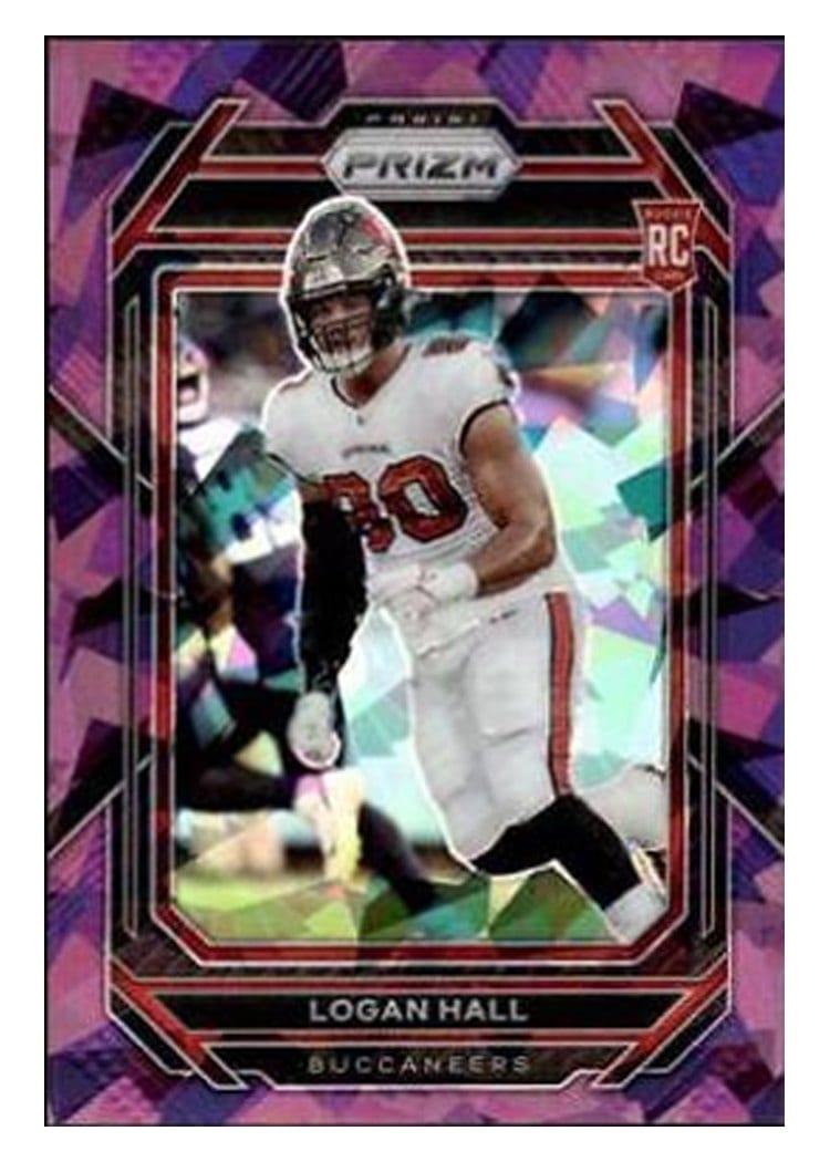 2022 Panini Prizm Base Set Logan Hall #381 card