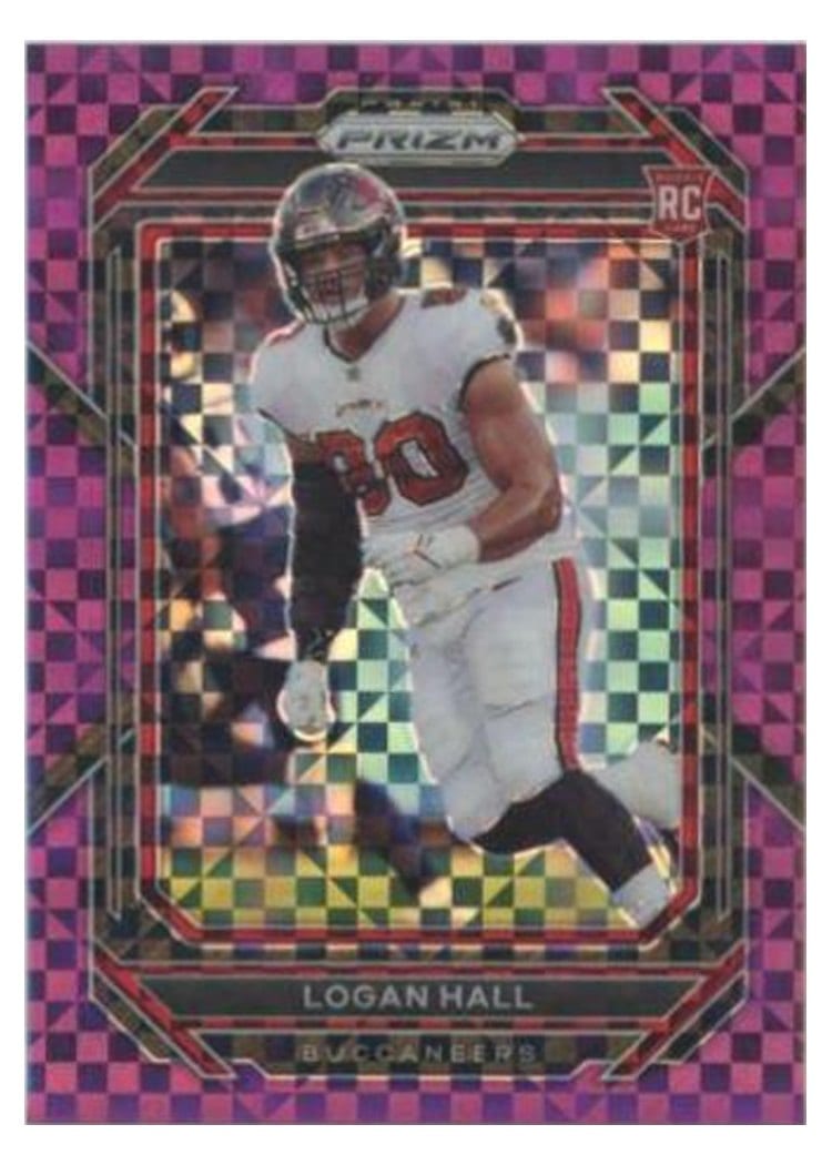 2022 Panini Prizm Base Set Logan Hall #381 card