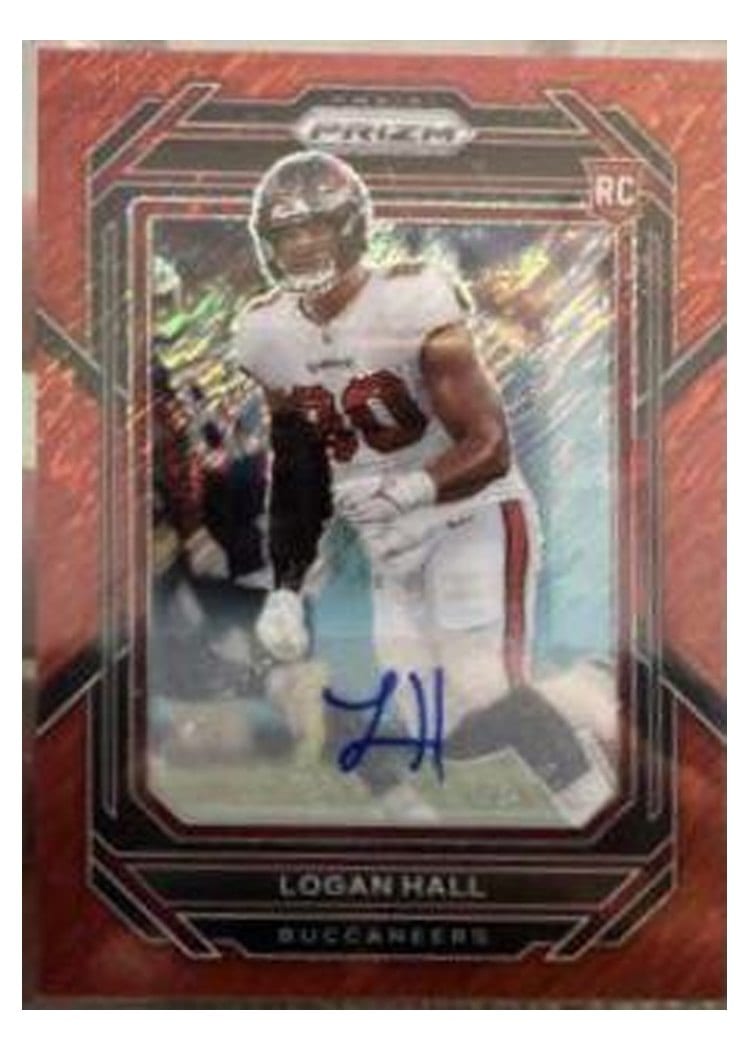 2022 Panini Prizm Base Set Logan Hall #381 card