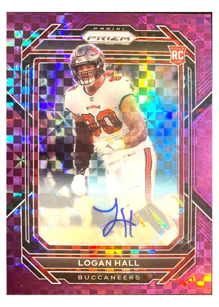 2022 Panini Prizm Base Set Logan Hall #381 card