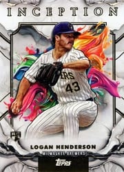 2025 Topps Inception Base Set Logan Henderson #12 card