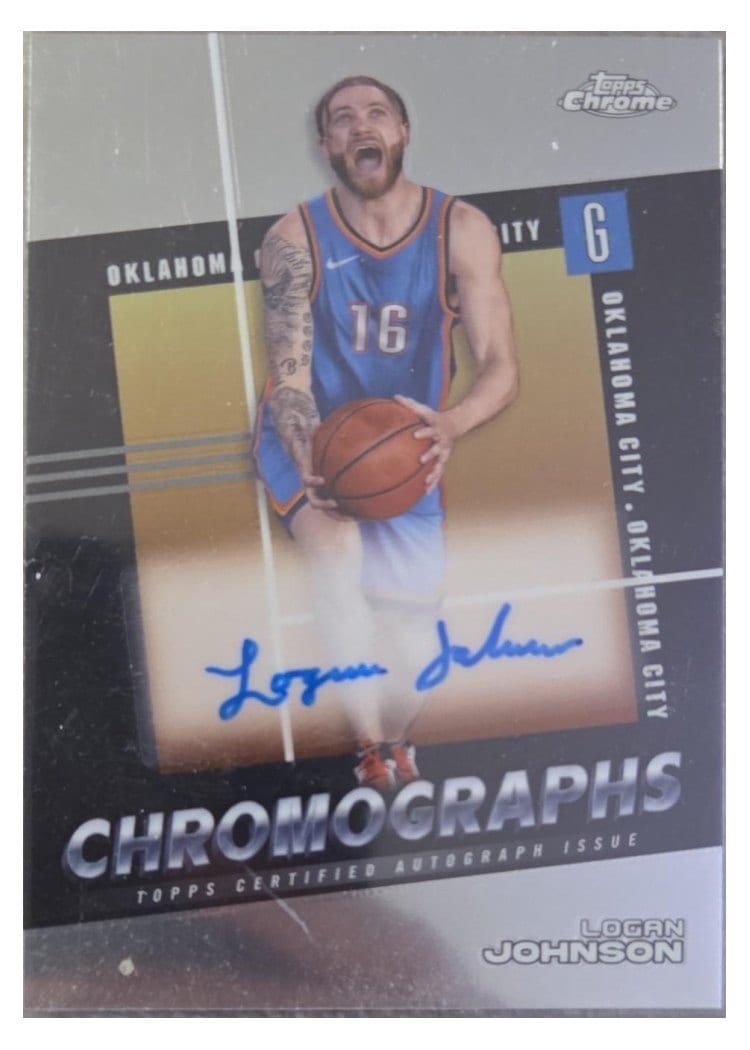 2024-25 Topps Chrome Chromographs Logan Johnson #C-AR card