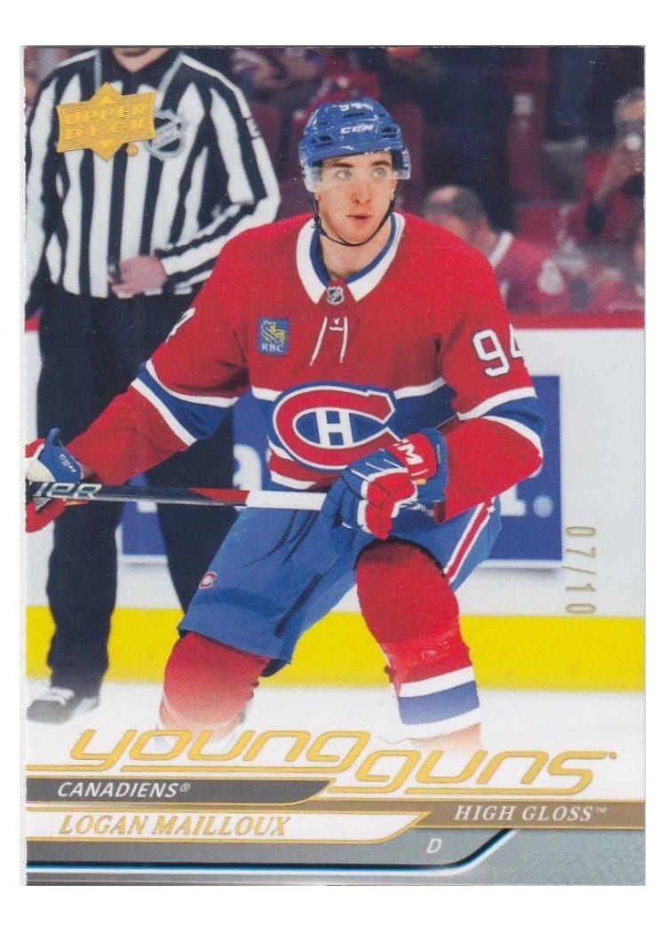 2024-25 Upper Deck Base Set Logan Mailloux #239 card