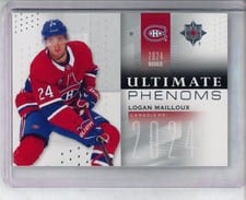 2024-25 Upper Deck Ultimate Collection Ultimate Phenoms Logan Mailloux #UP-LM card