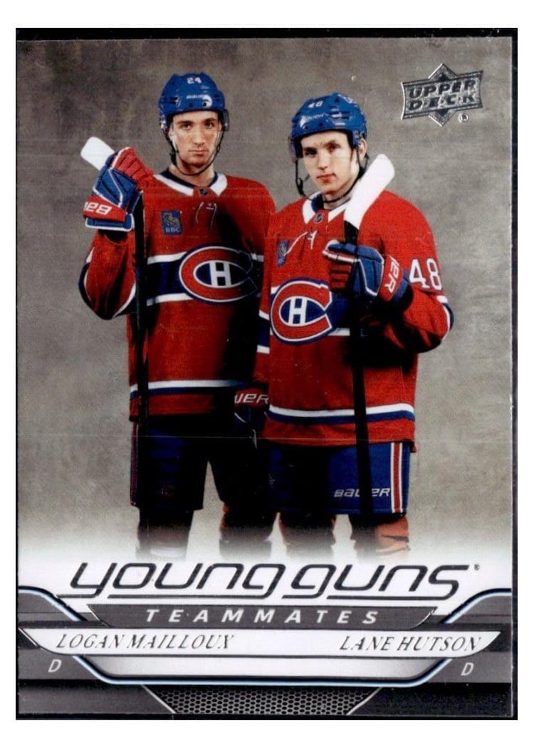 2024 Upper Deck Logan Mailloux / Lane Hutson #497 card