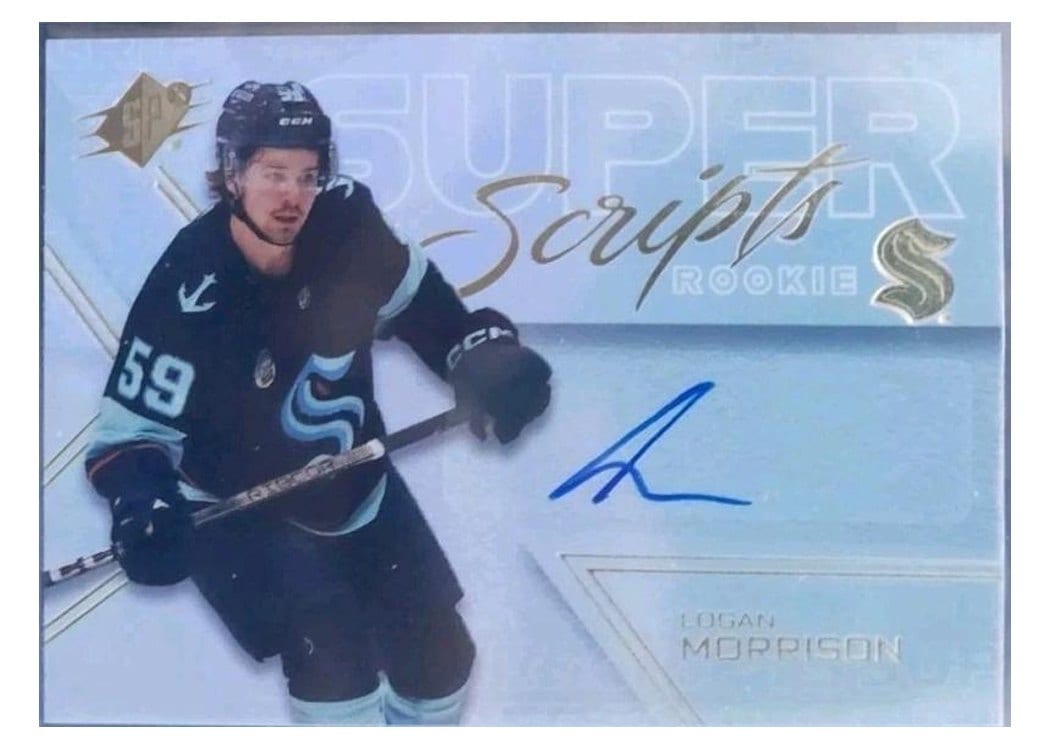 2024-25 SPx SuperScripts Rookies Logan Morrison #SSR-LM card