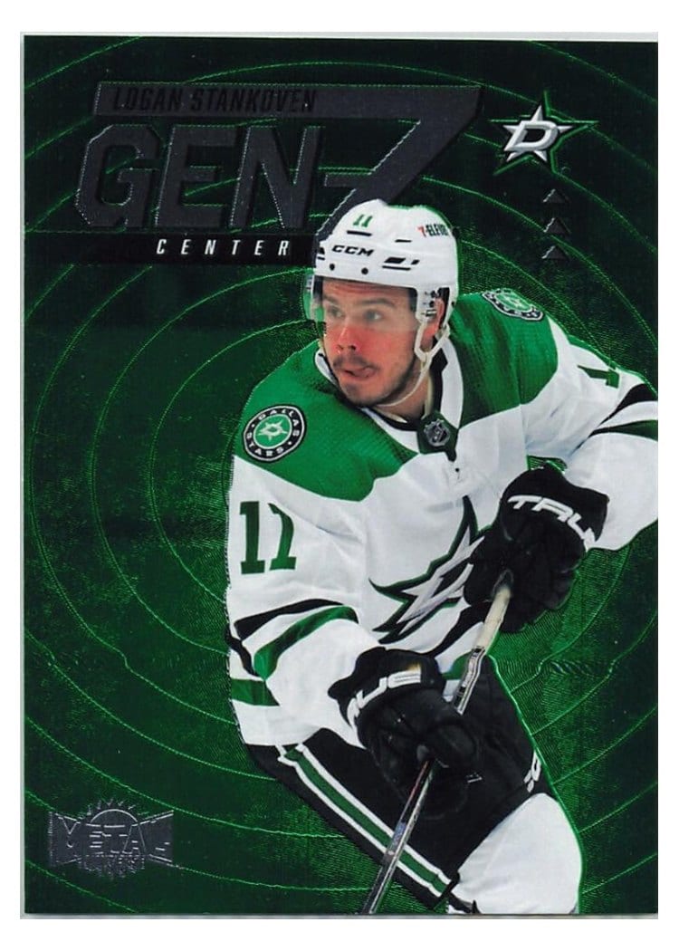 2024-25 Skybox Metal Universe Gen Z Logan Stankoven #GZ-19 card