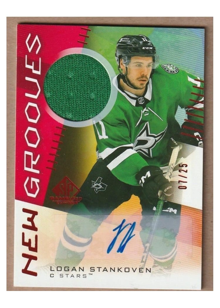 2024-25 SP Game Used New Grooves Logan Stankoven #NG-3 card