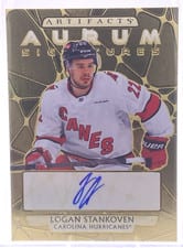 2024-25 Upper Deck Artifacts Aurum Signatures Logan Stankoven #AS-LS card