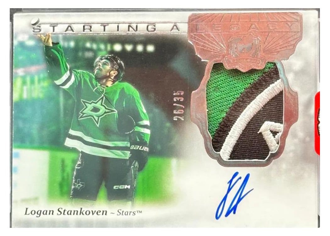 2024-25 Upper Deck The Cup Starting a Legacy Logan Stankoven #SLG-LS card